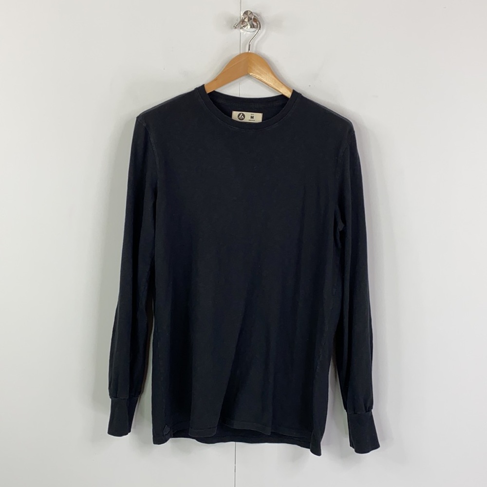 Mens American Giant Long Sleeve Crewneck Shirt - Picture 8 of 8